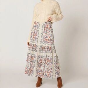 NWT Cleobella MARJORIE ANKLE SKIRT LA RAMOS size Large